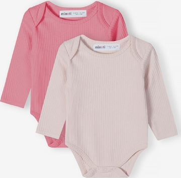 Barboteuse / body MINOTI en rose : devant