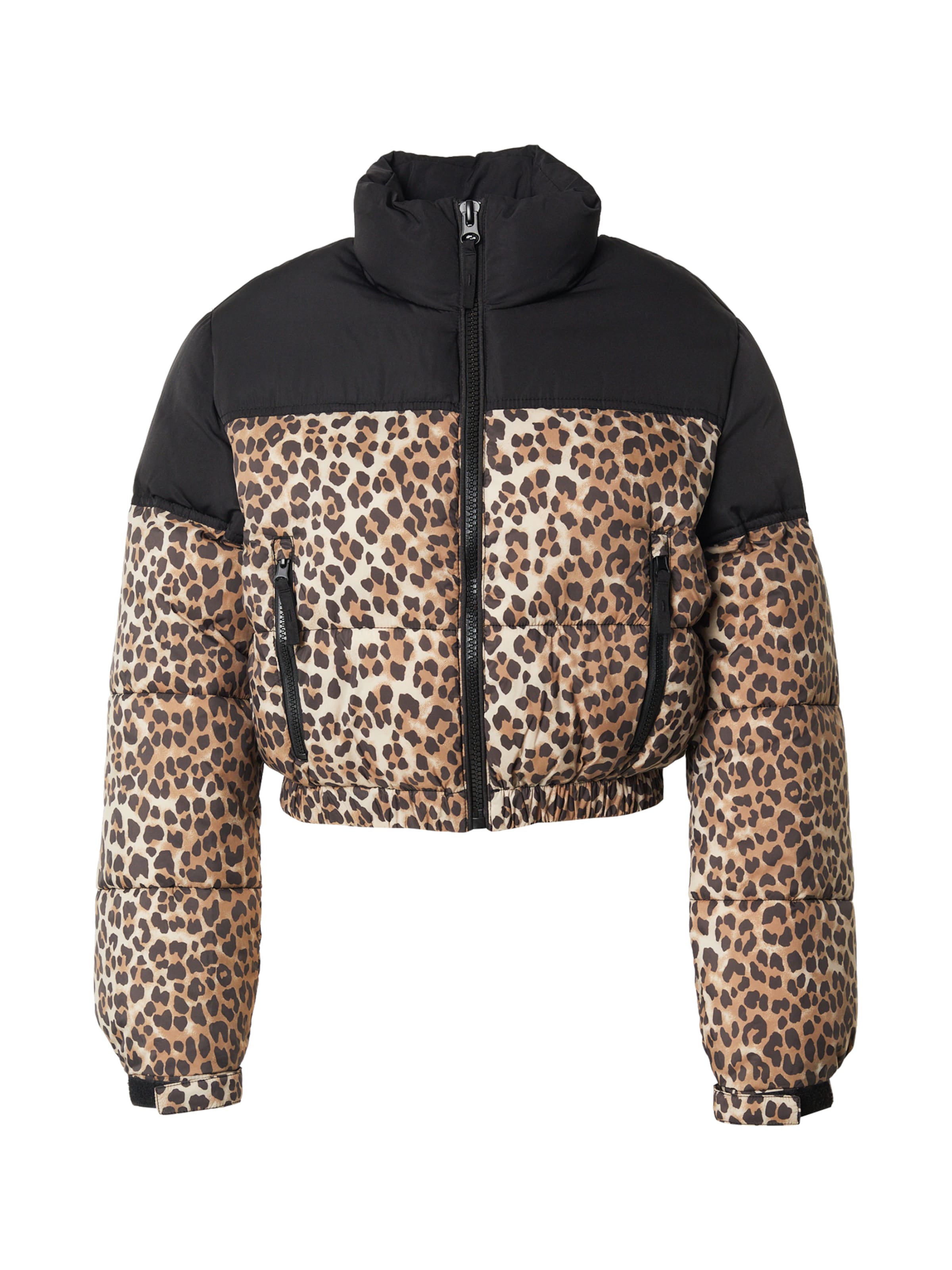 Tally Weijl Зимняя куртка в Светло-бежевый / Цвет мокко / Черный, Обзор товара