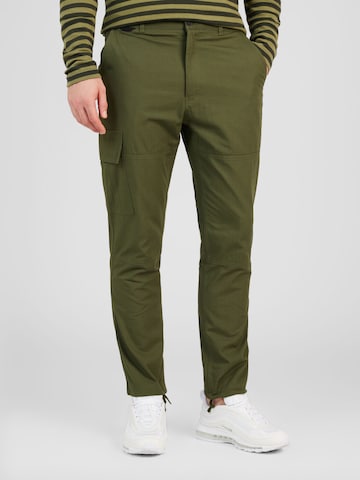 MELAWEAR Regular Cargo Pants 'RAJESH' in Green: front