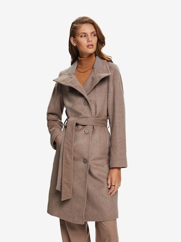 ESPRIT Between-Seasons Coat in Brown: front