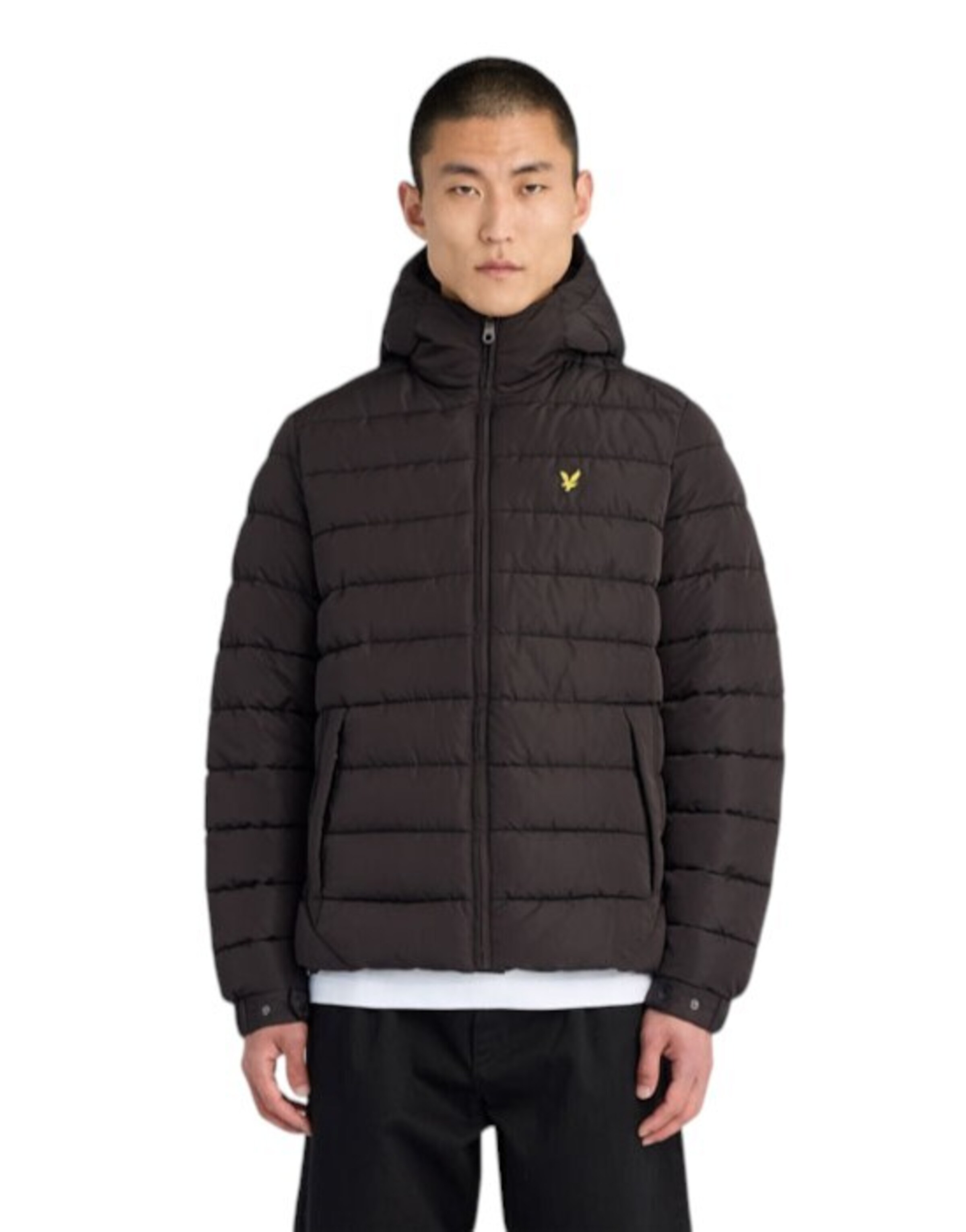 Lyle & Scott Winterjas in Zwart: voorkant