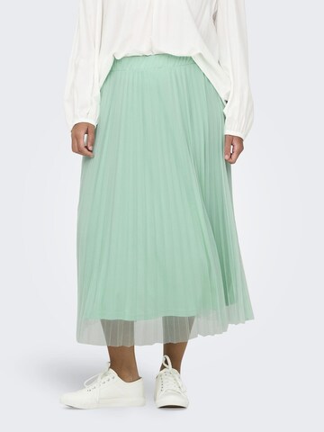 ONLY Carmakoma - Falda 'SKY ' en verde: frente