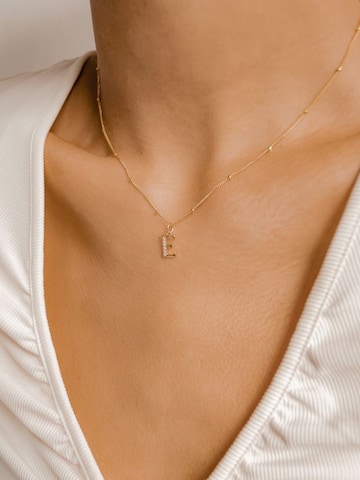Collana 'Letter E' di Hey Happiness in oro