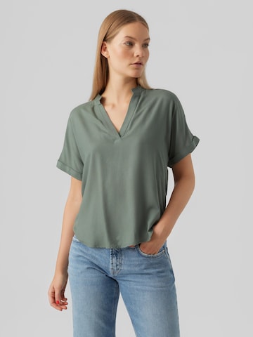 Bluză 'Beauty' de la VERO MODA pe verde: față