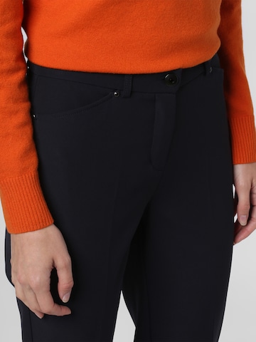Anna Montana Slim fit Trousers with creases in Black