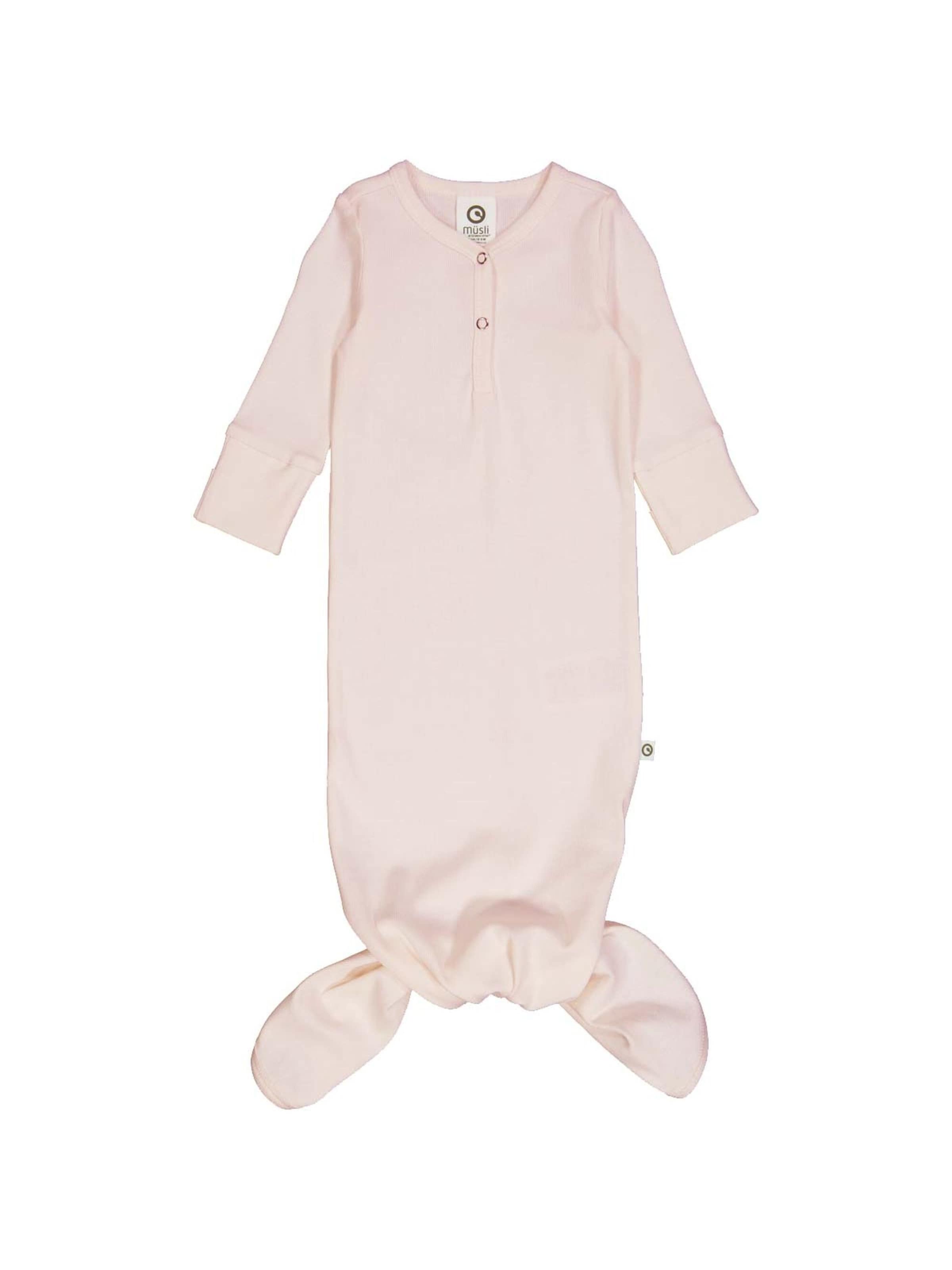 Müsli by GREEN COTTON Sleeping bag in Pink: front