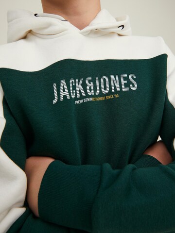 Jack & Jones Junior Sweatshirt 'Dan' in Grün