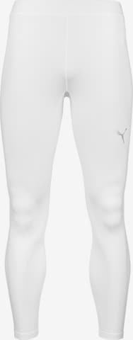 Skinny Pantaloncini intimi sportivi di PUMA in bianco: frontale