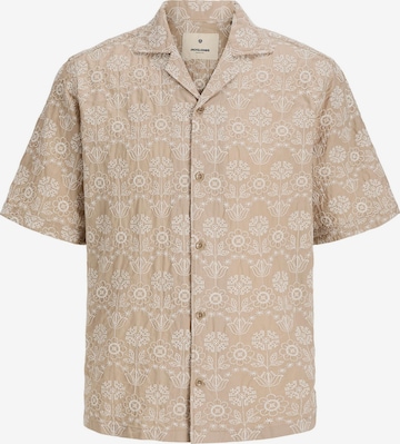 JACK & JONES - Ajuste confortable Camisa en beige: frente