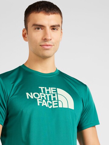 žalia THE NORTH FACE Standartinis modelis Sportiniai marškinėliai 'REAXION'