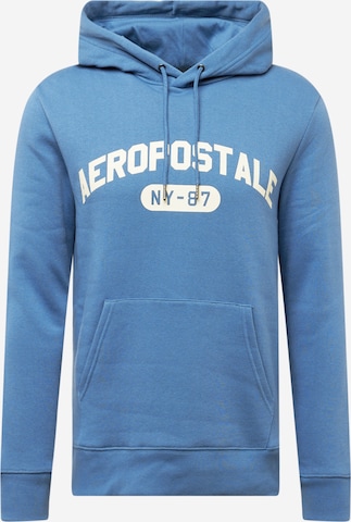 Sweat-shirt AÉROPOSTALE en bleu : devant