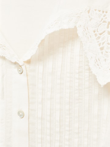 MANGO Bluzka 'Beatrice' w kolorze biały