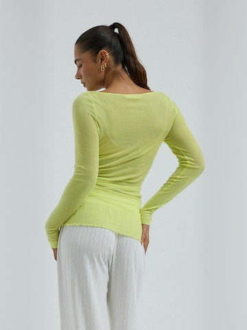 T-shirt Seamless Basic en jaune