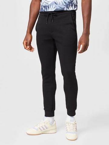 ANTONY MORATO Tapered Pants in Black: front