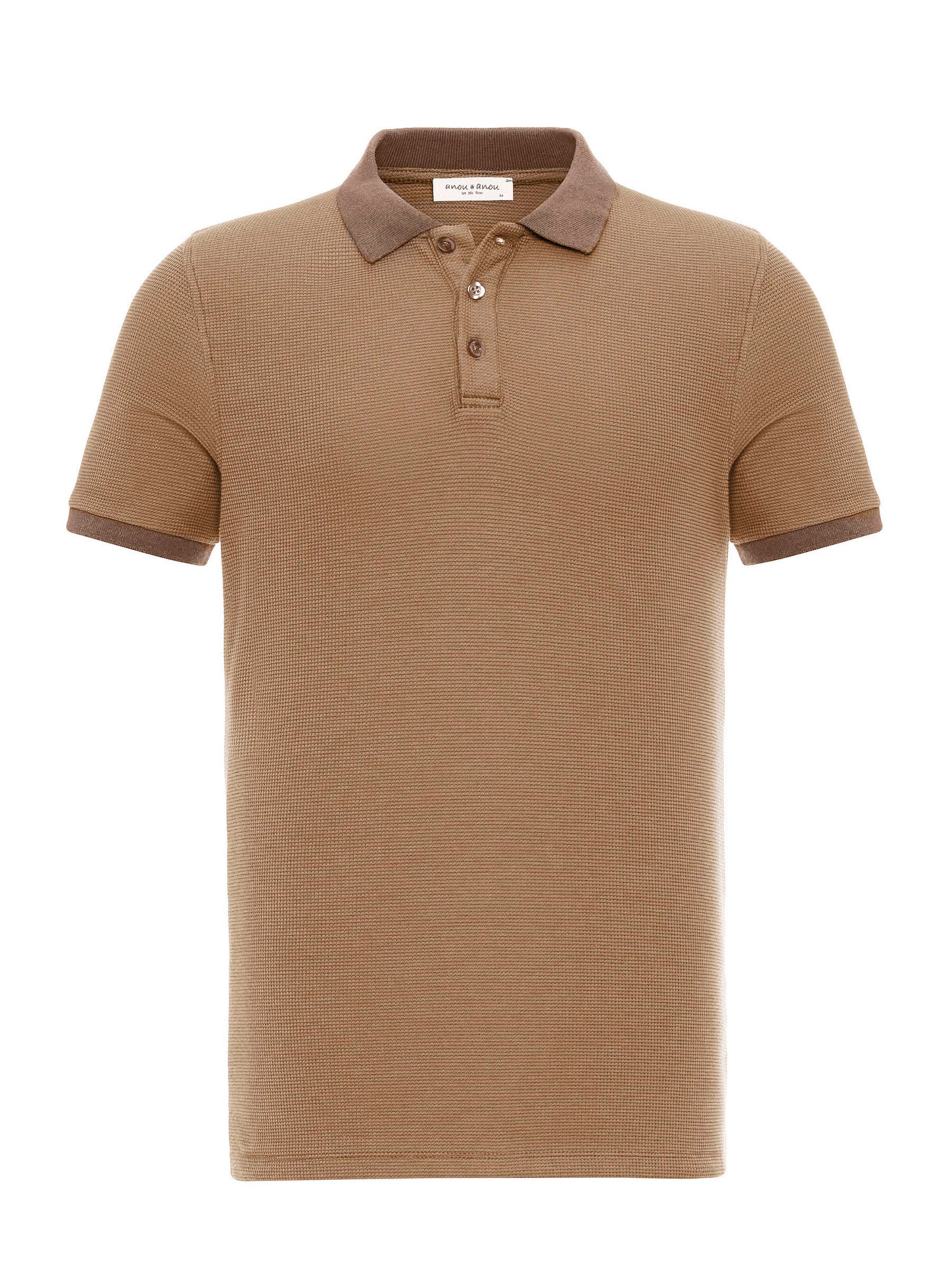 Anou Anou T-shirt i beige: framsida