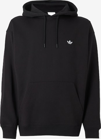 ADIDAS ORIGINALS Sweatshirt 'Trefoil Essentials' in Black: front