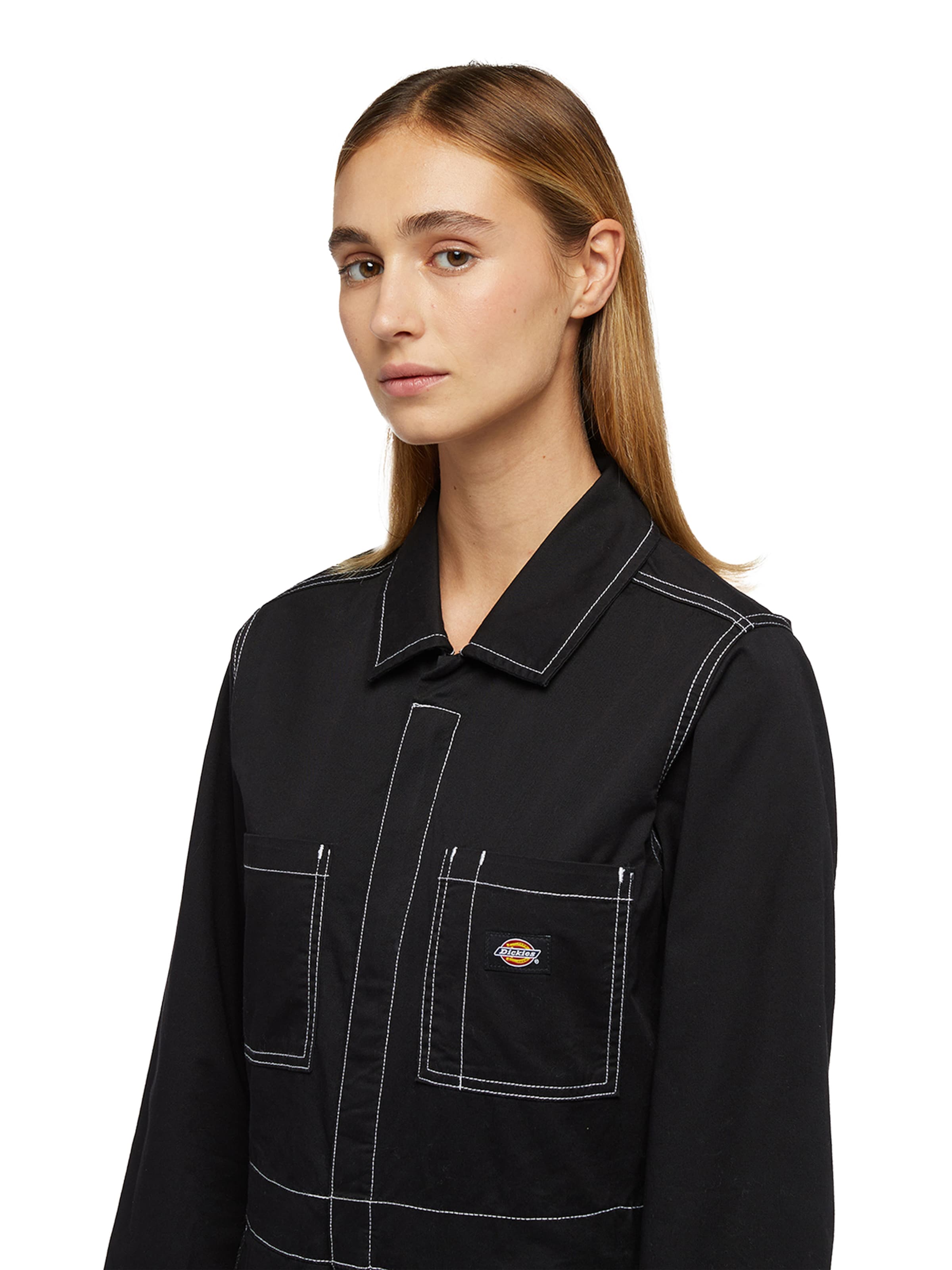 Tuta jumpsuit 'SUN PRARIE' di DICKIES in nero