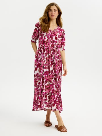 Robe 'Doma 024' ze-ze en rose : devant