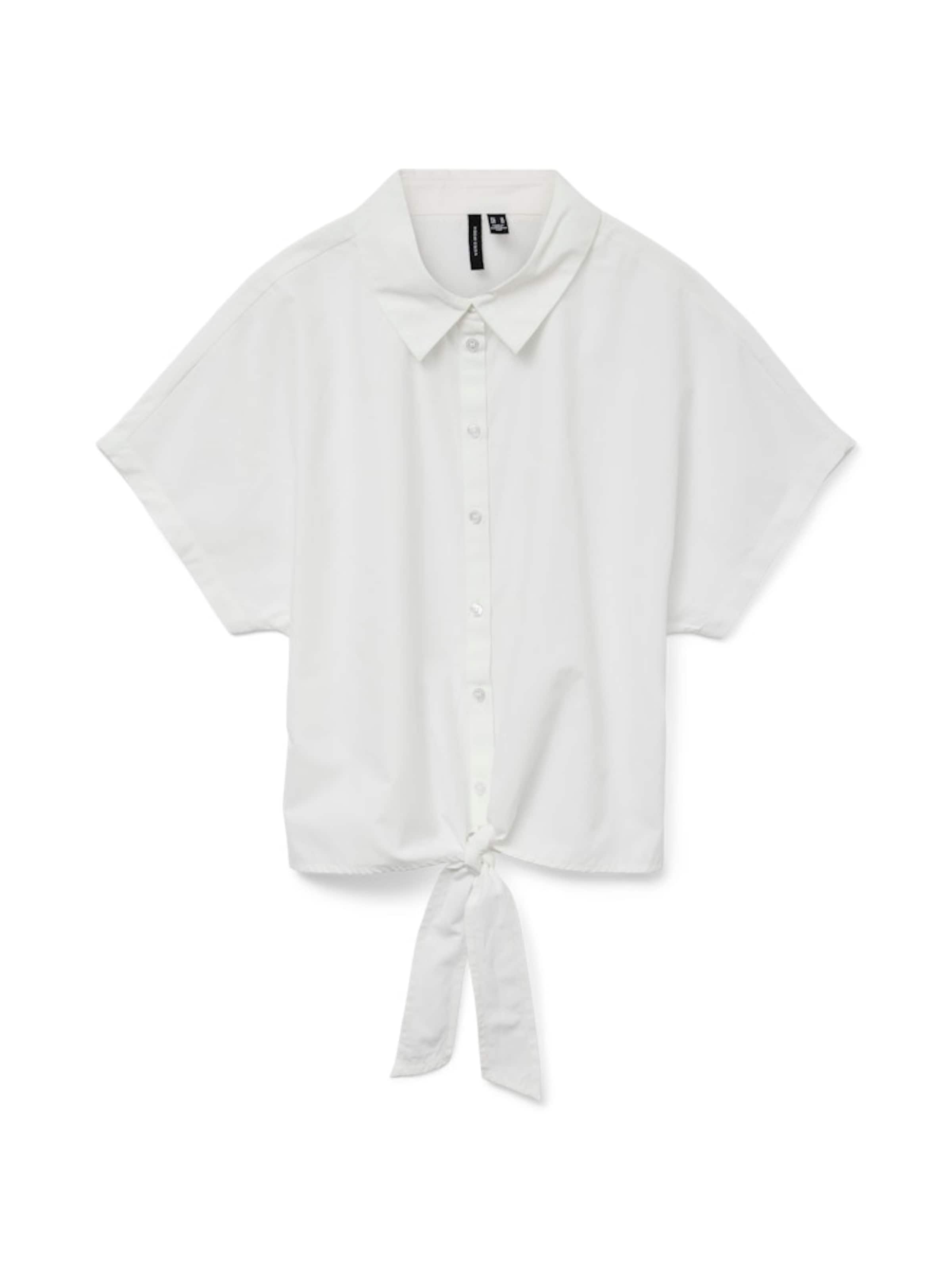 VERO MODA Bluzka 'VMFANNI' w kolorze biały: przód