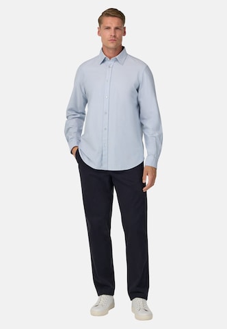Coupe regular Chemise Boggi Milano en bleu