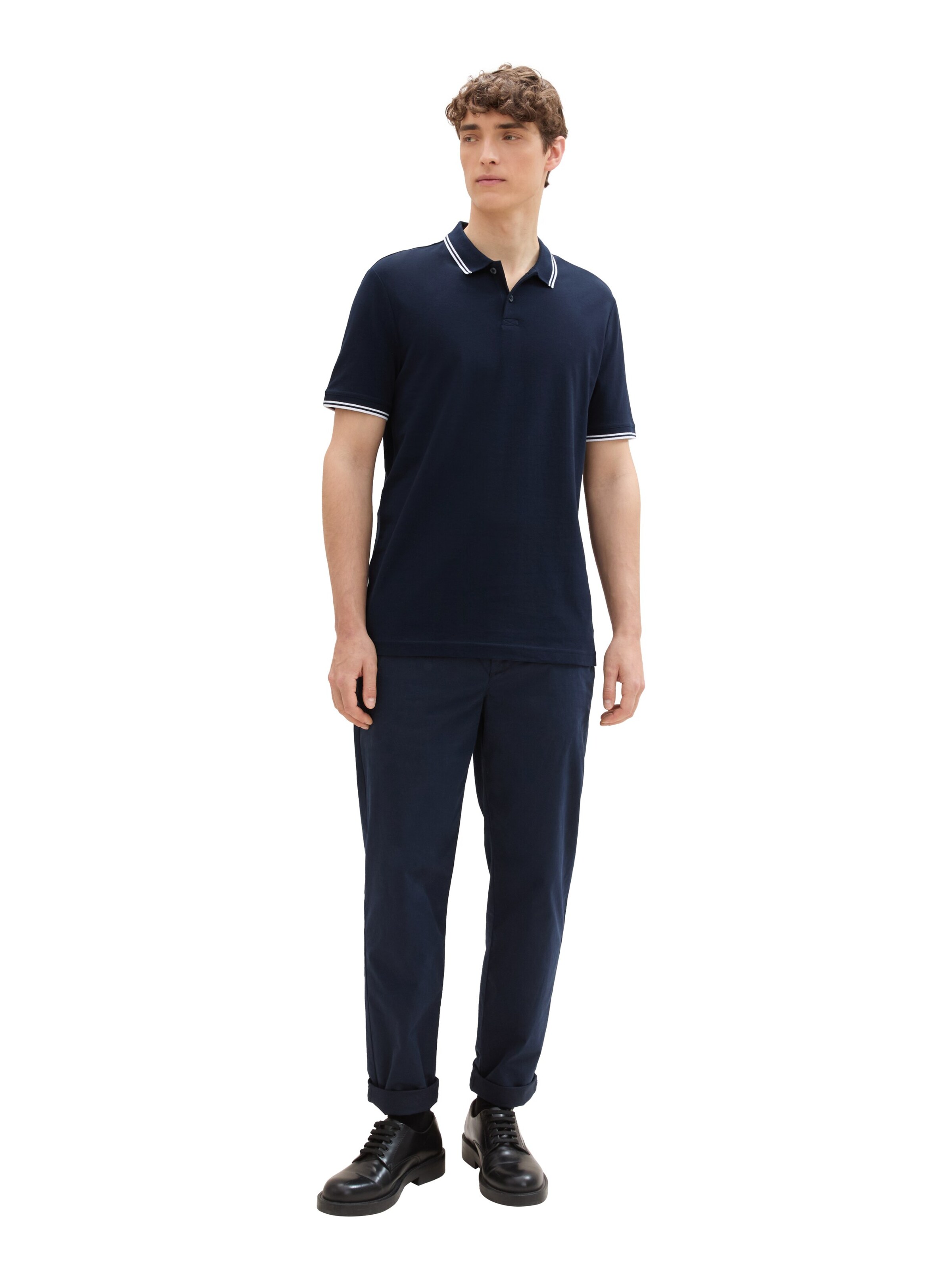 TOM TAILOR DENIM Regular Chino Pants in Blue