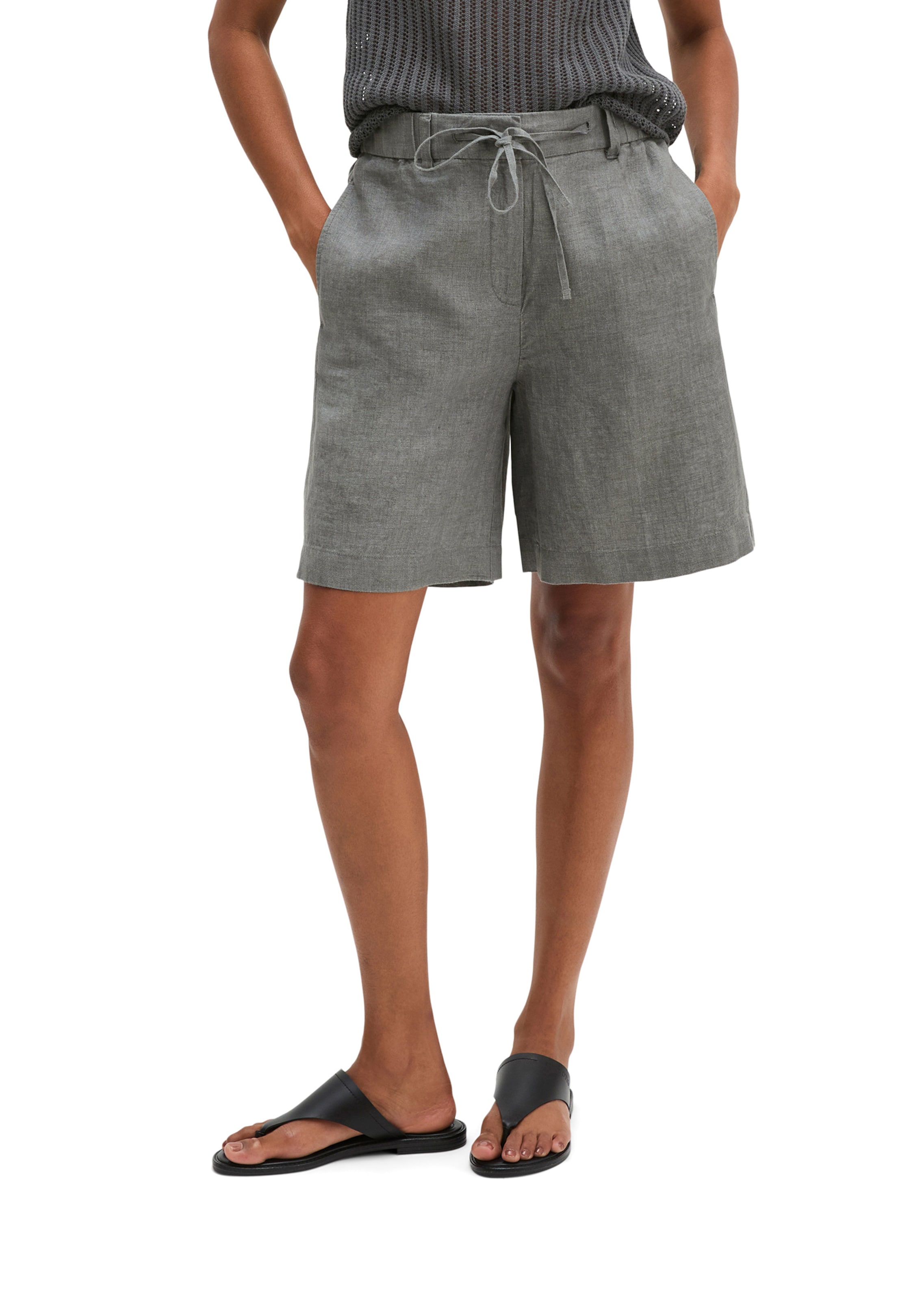 Marc O'Polo Regular Shorts in Grau: Vorderseite