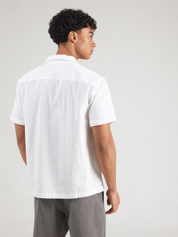 JACK & JONES Средняя посадка Рубашка 'JWHeaston' в Белый: сзади