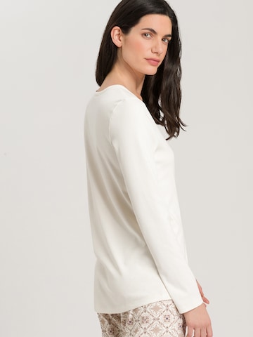 Hanro Pajama Shirt 'Loungy Nights' in White