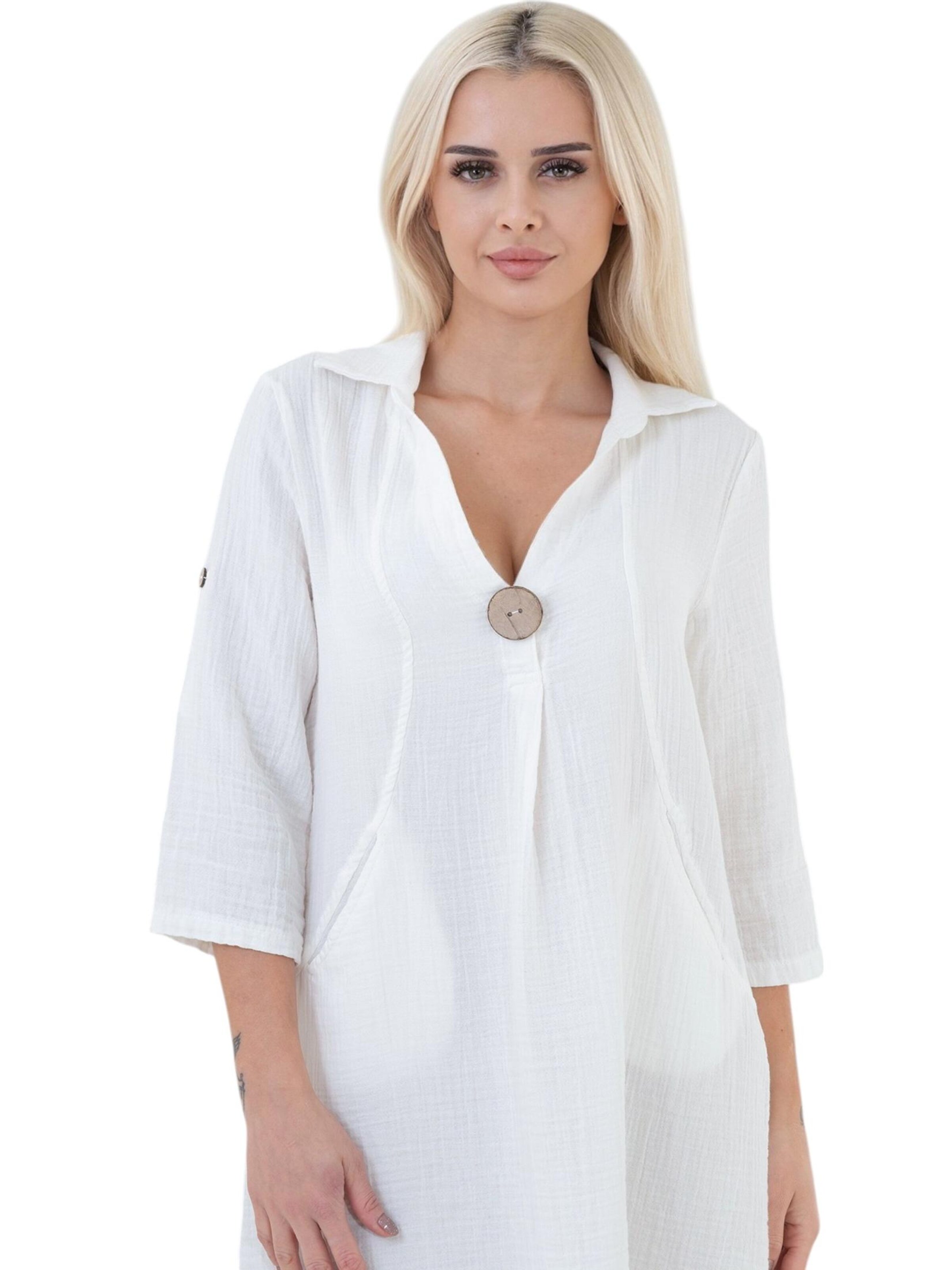 Robe d’été 'LUMA' WENOR en blanc