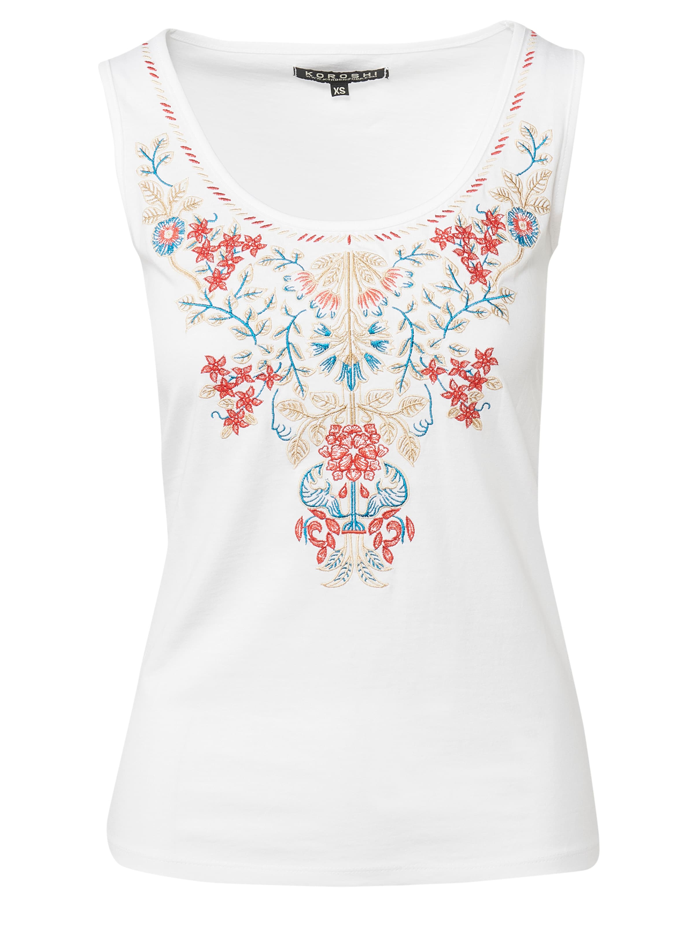 Haut KOROSHI en blanc : devant