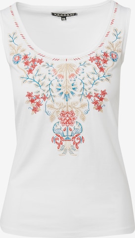 KOROSHI Top - Biela: predná strana