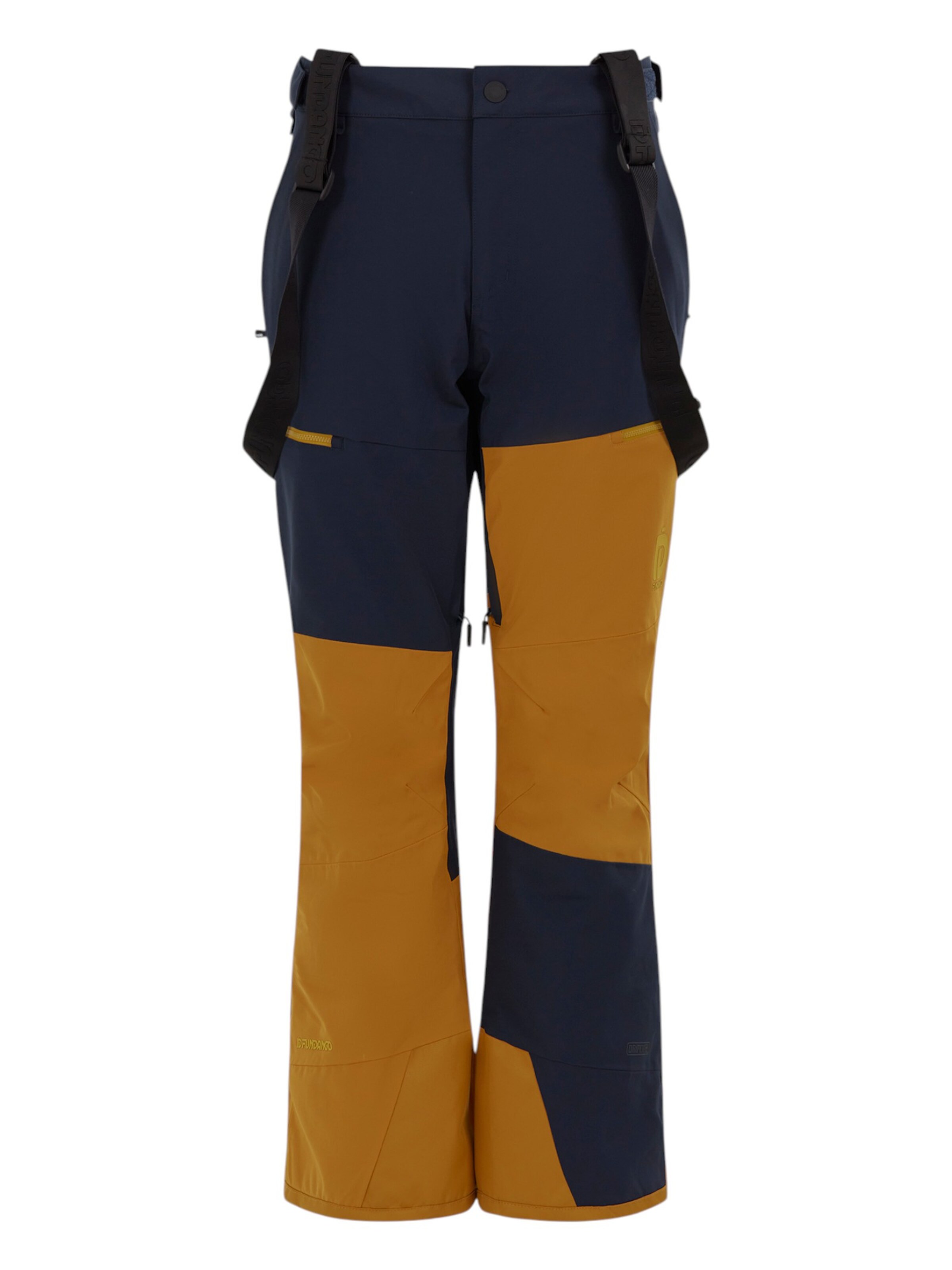 Regular Pantalon fonctionnel 'Teak Colourblock' Fundango en bleu : devant