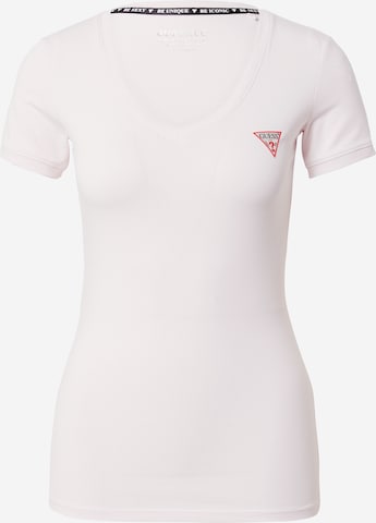 T-shirt GUESS en rose : devant