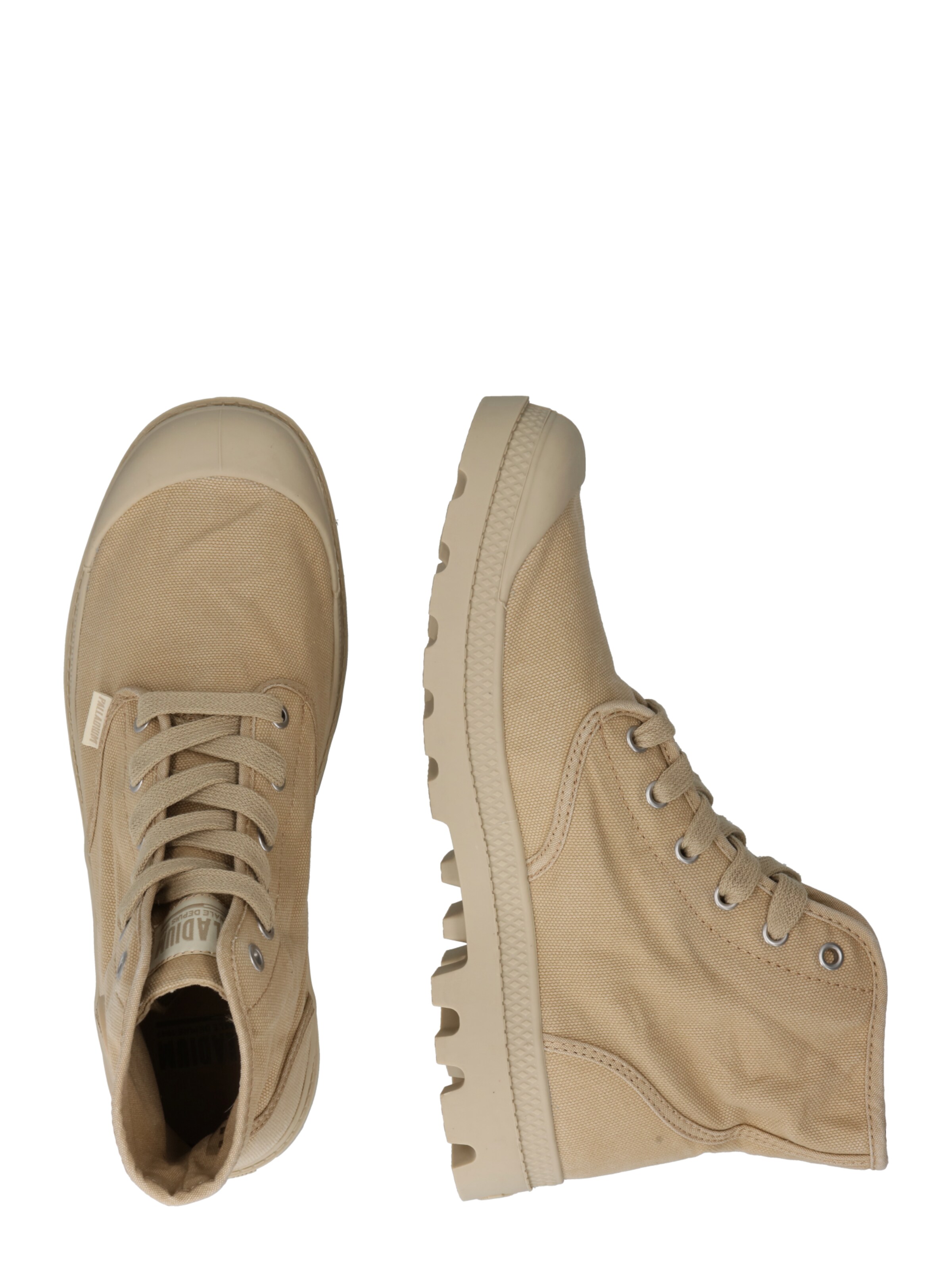 Boots stringati 'Pampa Hi' di Palladium in beige