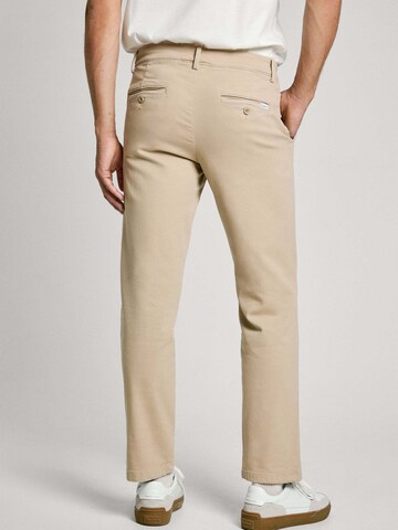 Pepe Jeans Slimfit Broek 'Gymdigo' in Beige