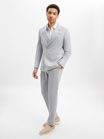 Finshley & Harding London Slimfit Pantalon in Grijs