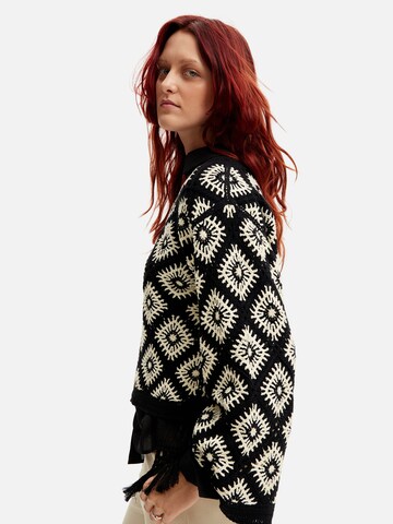 Desigual Sweter 'Crochet' w kolorze niebieski