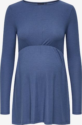 Only Maternity - Camiseta en azul: frente