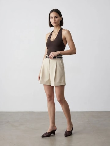 Dilvin Blouse body in Bruin