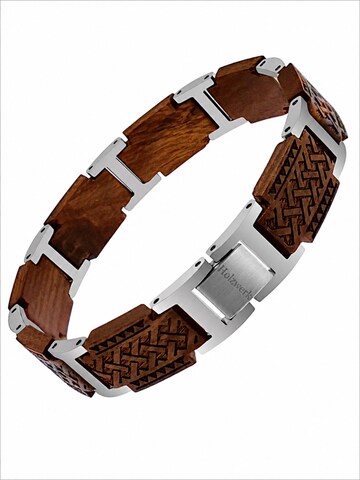 Holzwerk - Pulsera 'CLASSEE' en marrón: frente