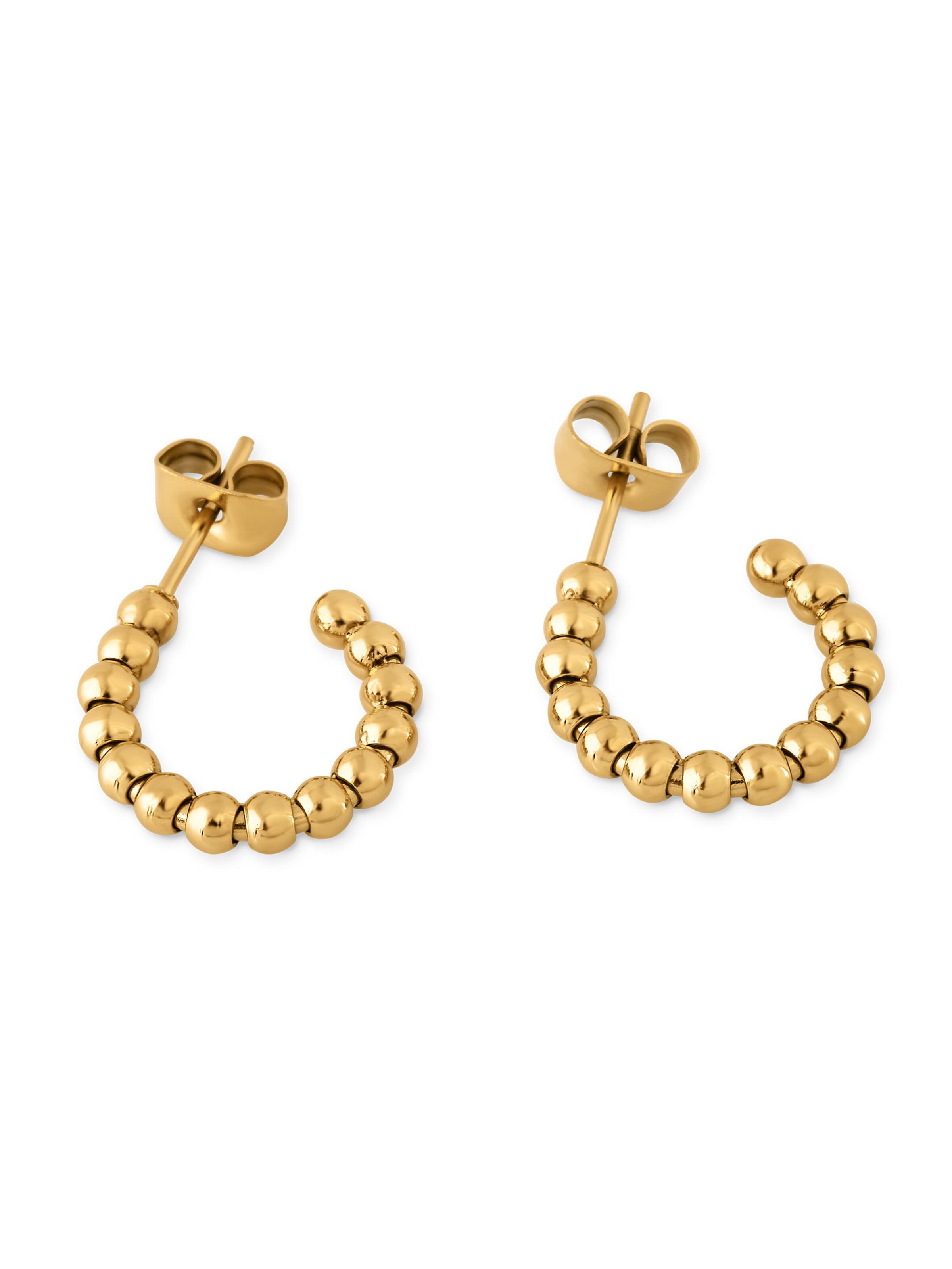 Akitsune Earrings 'Delight' in Gold