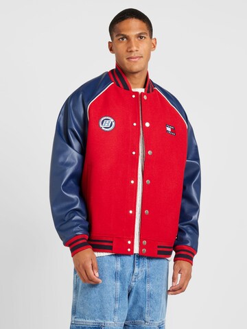 Tommy Jeans Jacke 'GAME DAY' in Rot: Vorderseite