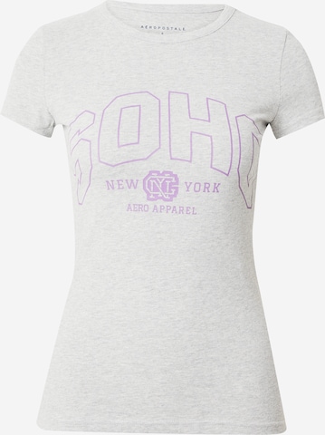 AÉROPOSTALE Shirt 'SOHO' in Grijs: voorkant