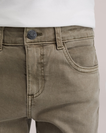 WE Fashion Regularen Hlače | zelena barva