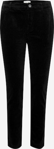 PULZ Jeans Regular Pants 'SALLY' in Black: front