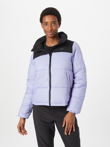 4F Outdoor Jacket in Purple: front