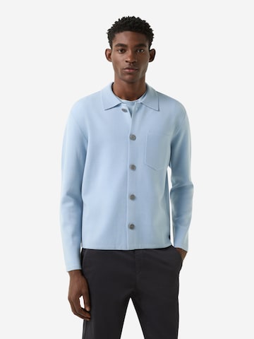 BOGNER Strickjacke 'Olaf' in Blau: Vorderseite
