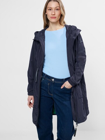 CECIL Between-seasons coat 'Memory' in Blue: front