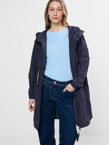 CECIL Between-Seasons Coat 'Memory' in Blue: front