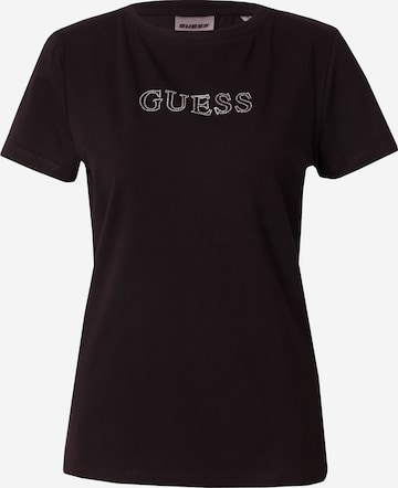 T-shirt 'SKYLAR' GUESS en noir : devant